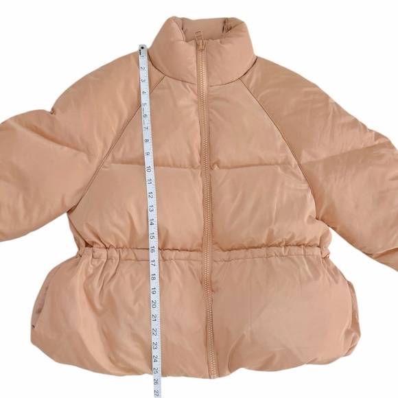 GANNI Whitman Puffer Down Jacket Peach Beige EU 38 US 6 - Picture 13 of 13